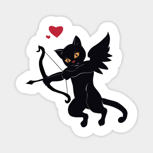 The Cat Cupid Magnet