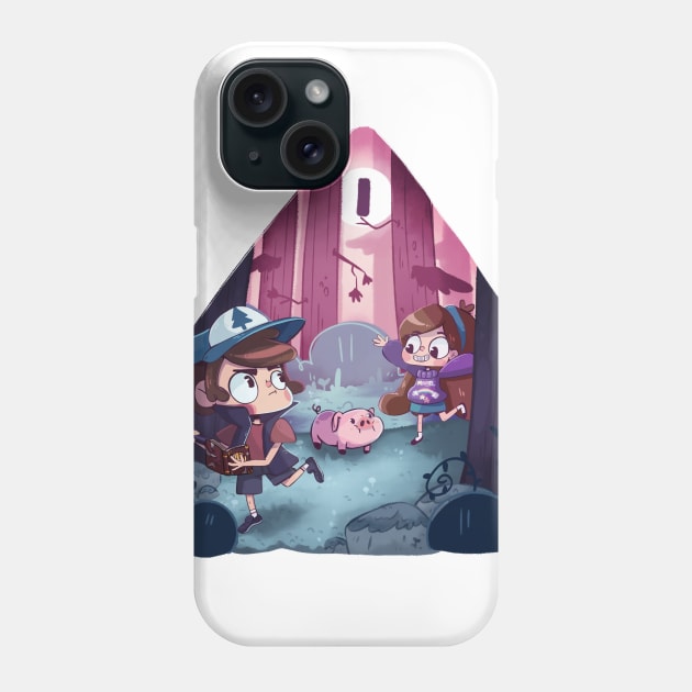 Gravity Falls Phone Case by ShannonDraws