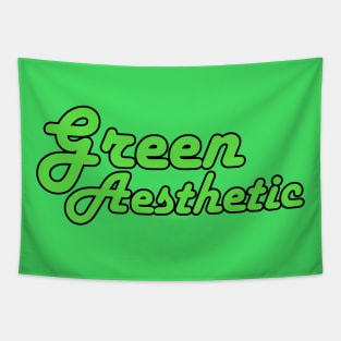 Green Aesthetic Tapestry