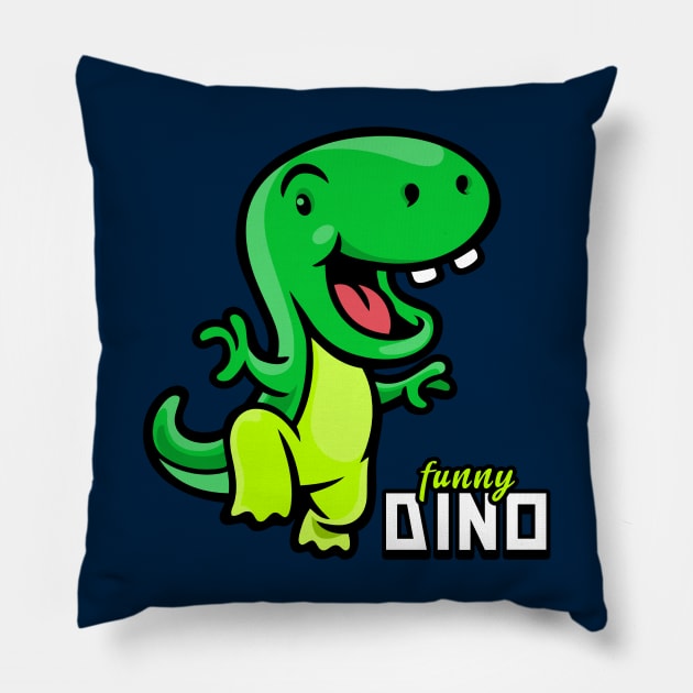 Funny Dino Pillow by MONMON-75