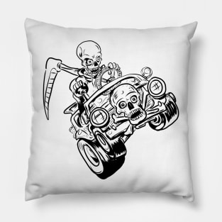 Grim Reaper drives the whole world Pillow