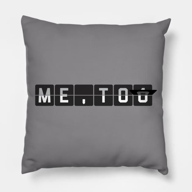 Me Too (and counting) Pillow by Pinchido