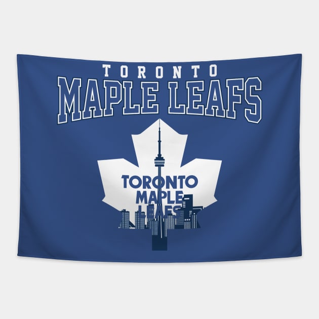 Toronto Maple Leafs Tapestry by Pink Umbrella