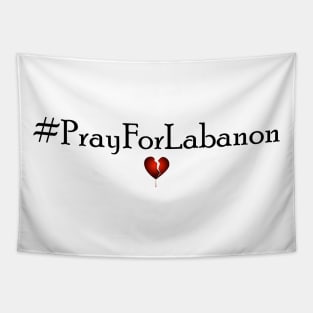 Pray For Labanon Tapestry