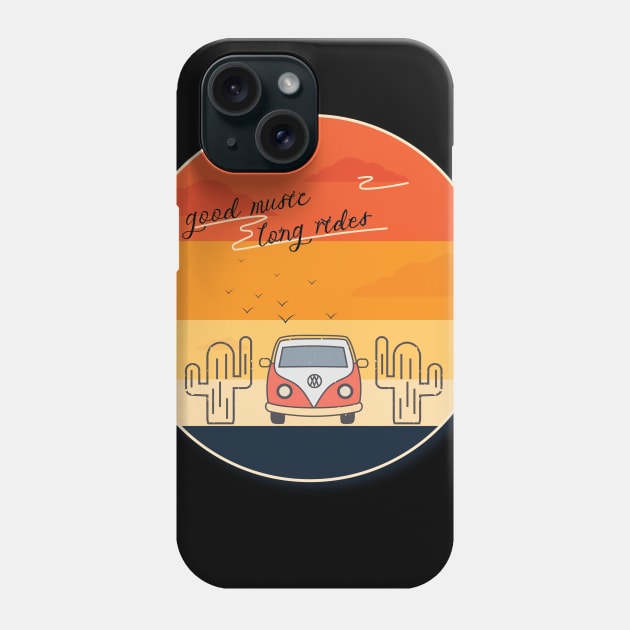 good music, long rides Phone Case by minimalstore