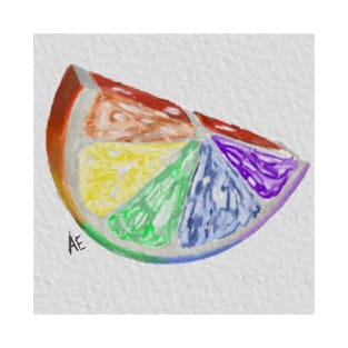 Rainbow lemon slice T-Shirt