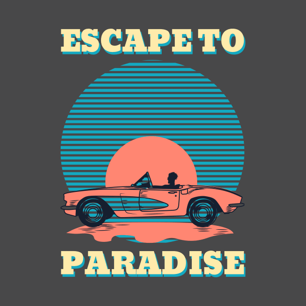 Endless Summer Paradise retro by Tip Top Tee's