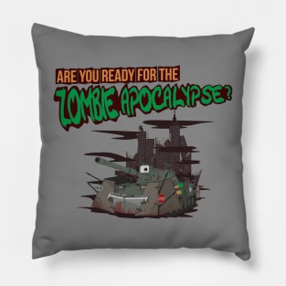 M48 Patton Zombie Apocalypse tank Pillow