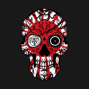 Rising Sun Sugar Skull T-Shirt