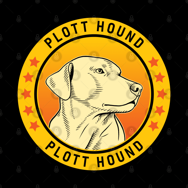 Plott Hound Dog Portrait by millersye