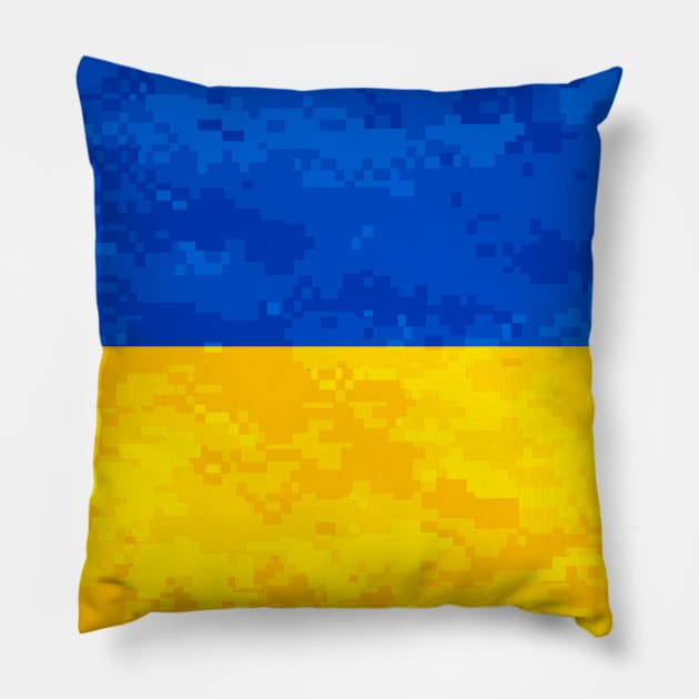 Ukrainian Flag Pillow by Scar