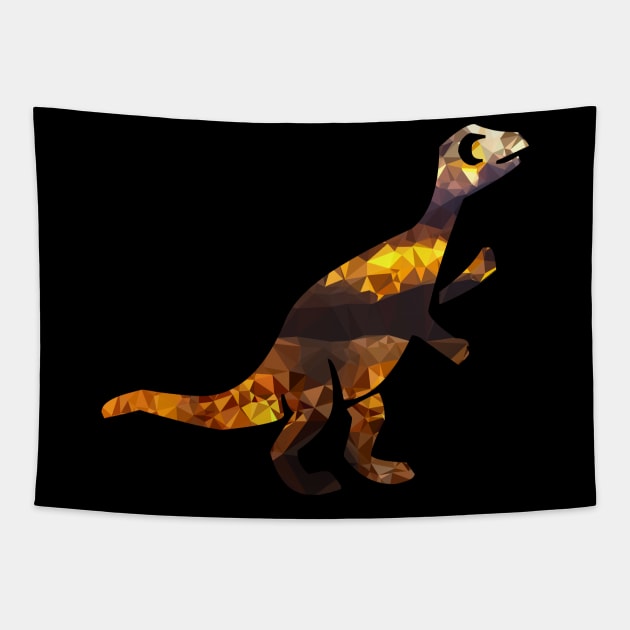 Dinosaur polygon Tapestry by TheGloriousJoey