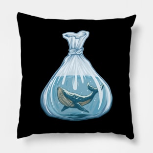 Whale in Jail Pillow