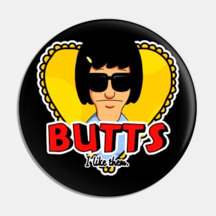 BOBS BURGERS BUTT MERCH VTG Pin