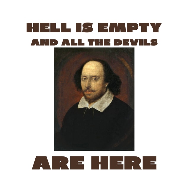 Hell is empty Shakespeare by IOANNISSKEVAS