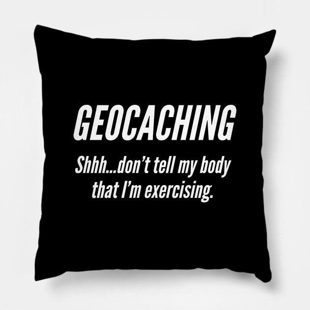 Geocaching Pillow by OakIslandMystery