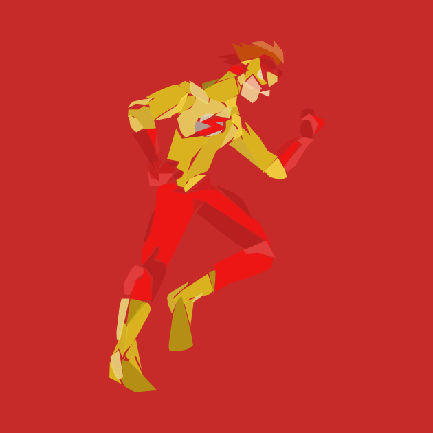 Kid flash by Newtegan