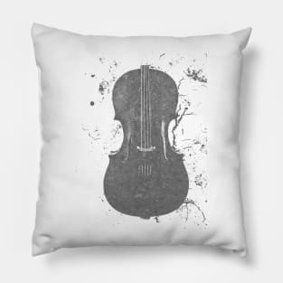 Grunge cello Pillow