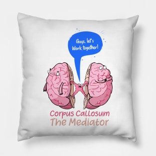 Corpus Callosum The Mediator of the two lobes of the brain Pillow