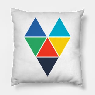 Triangle Heart Pillow