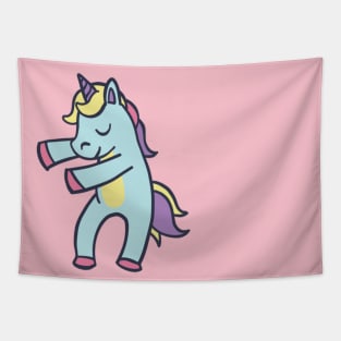 UNICORN DANCING Tapestry