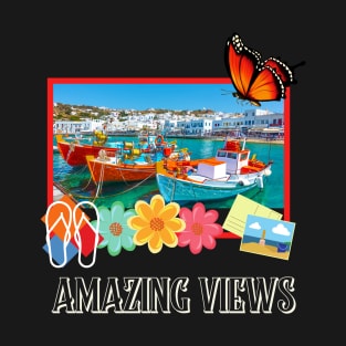 Amazing Views Design T-Shirt