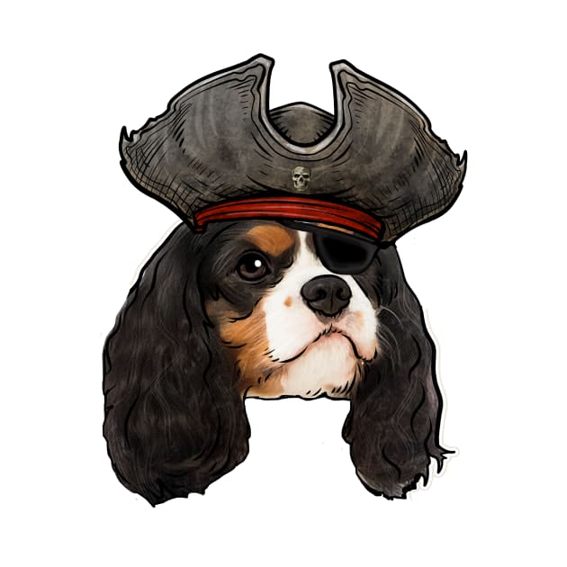 Cavalier King Charles Spaniel Pirate by whyitsme