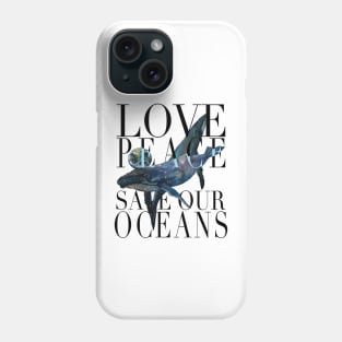 Save our Planet , Save the Whales Phone Case