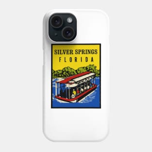Silver Springs Florida Decal Phone Case