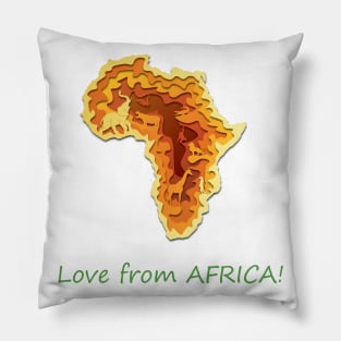 African Wild Beauty Pillow