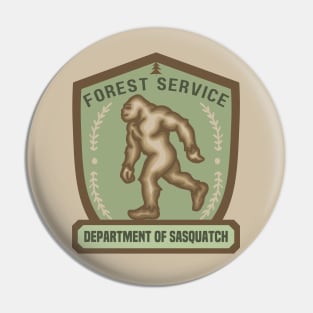 Forest Service Department of Sasquatch Pin