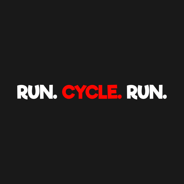 Run Cycle Run Duathlon by thingsandthings