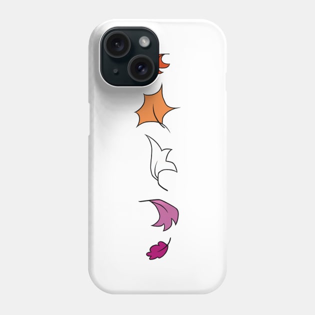 Heartstopper leaves Line - lesbian pride Phone Case by daddymactinus