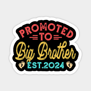 Promoted To Big Brother 2024  Father's Day Magnet