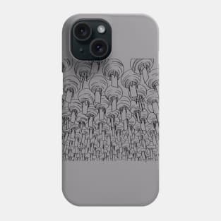Thousands of paper lanterns Silhouette Phone Case