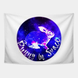 Bunny in space Tapestry