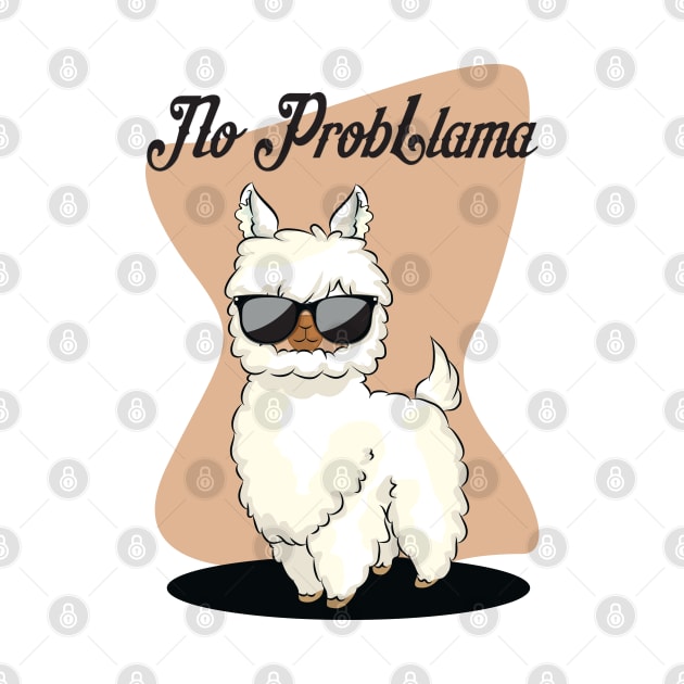 No Prablama Llama by Mako Design 