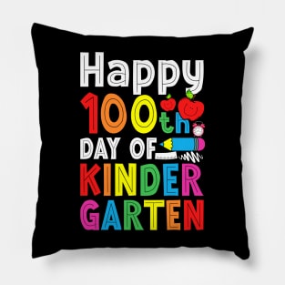 Happy 100th Day of Kindergarten Teacher or Student 100 Days Pillow