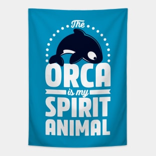 The Orca is my Spirit Animal Tapestry