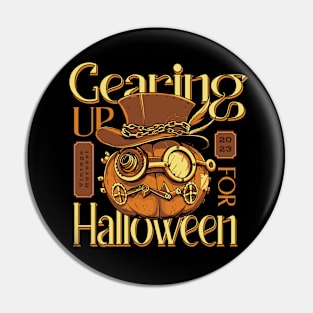 Gearing up for Halloween Pin