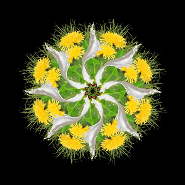 Yellow Summer Mandala by burenkaUA