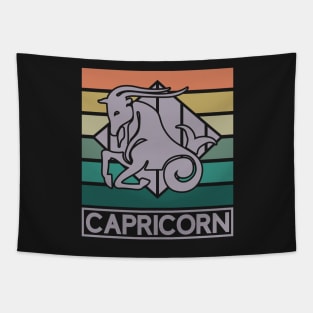 Capricorn Vintage Zodiac Tapestry