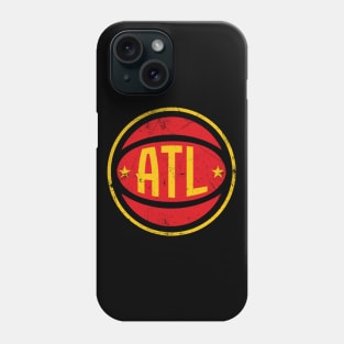 ATL Retro Ball - Black Phone Case