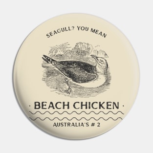 Beach Chicken Pin