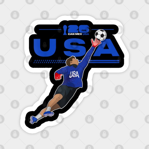 World Cup 2026 Soccer Tournament 2026 Magnet by dtr_art