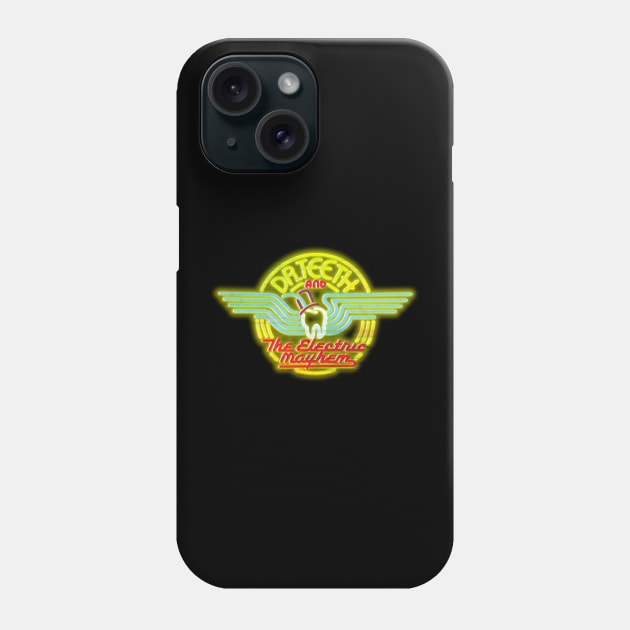 Mayhem Band Neon Phone Case by Luba