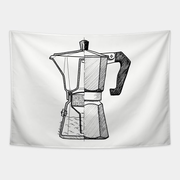 The italian coffee thing! Tapestry by jaagdesign