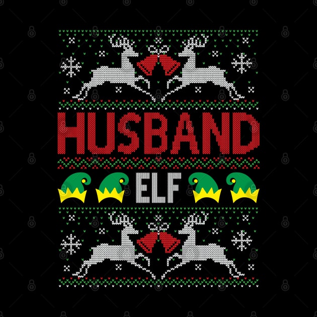 Husband Elf ugly christmas sweater by MZeeDesigns