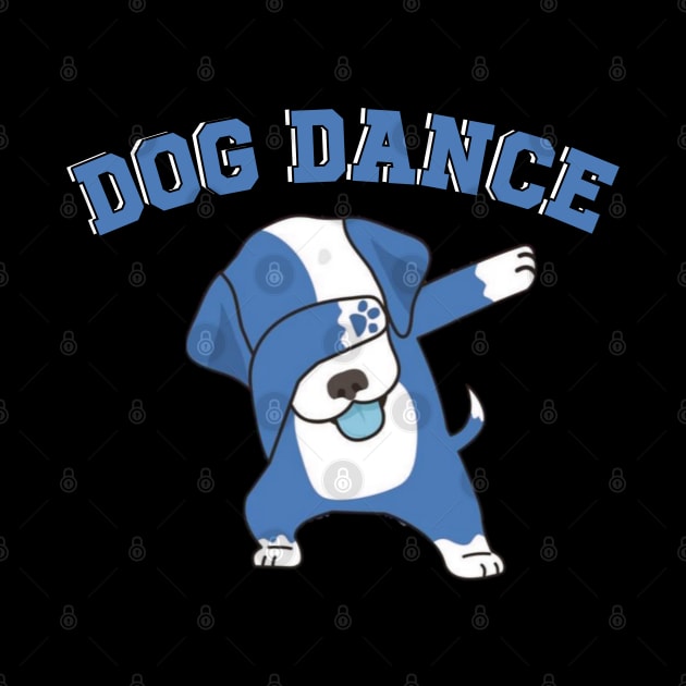 Blue dog dance by Dsense Ilustrator