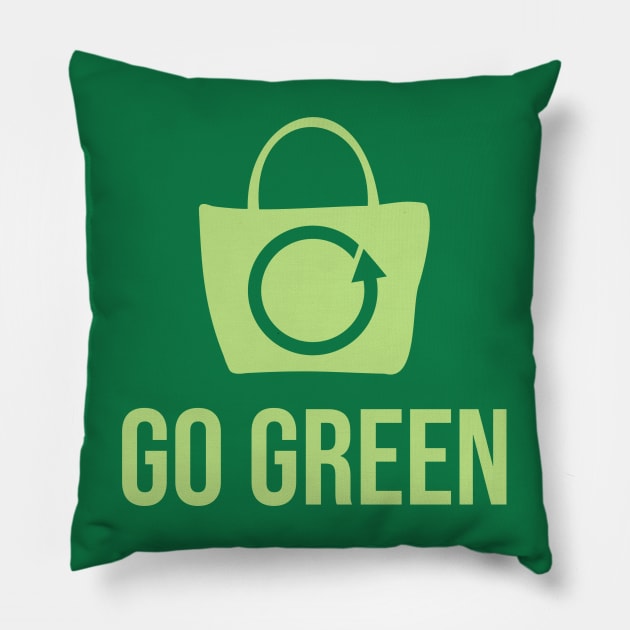 Go Green Pillow by ahmadzakiramadhan